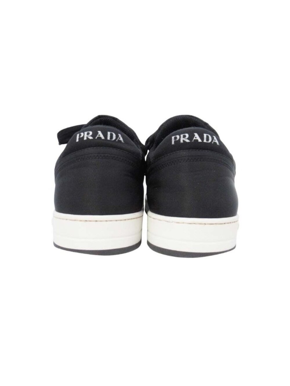 Prada Re-Nylon Triangle Logo Sneakers Shoes Plate 7 Black - Picture 3 of 10